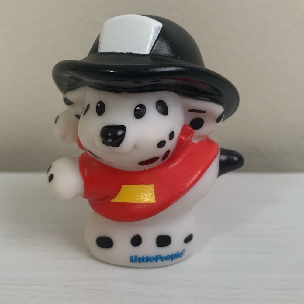 Fisher-Price Little People Firefighter Dalmatian Dog 2001